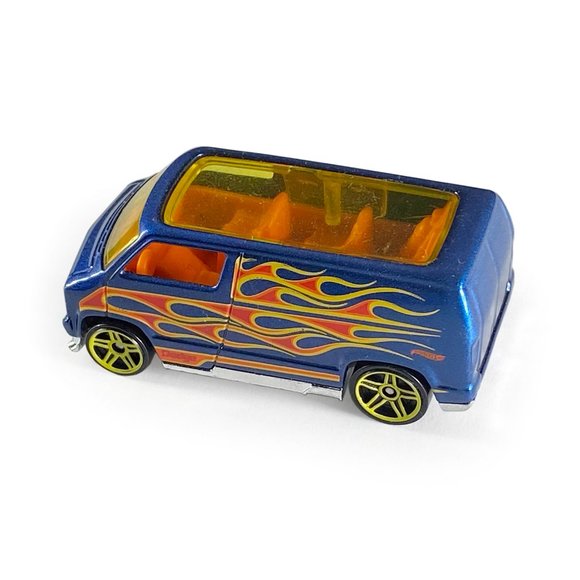 Hot Wheels CUSTOM '77 DODGE VAN - 2017 Mattel Toy Car - Picture 4 of 6